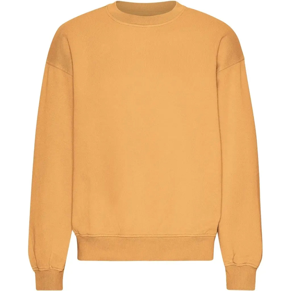 Sweatshirt col rond oversize Colorful Standard Organic Sandstone Orange