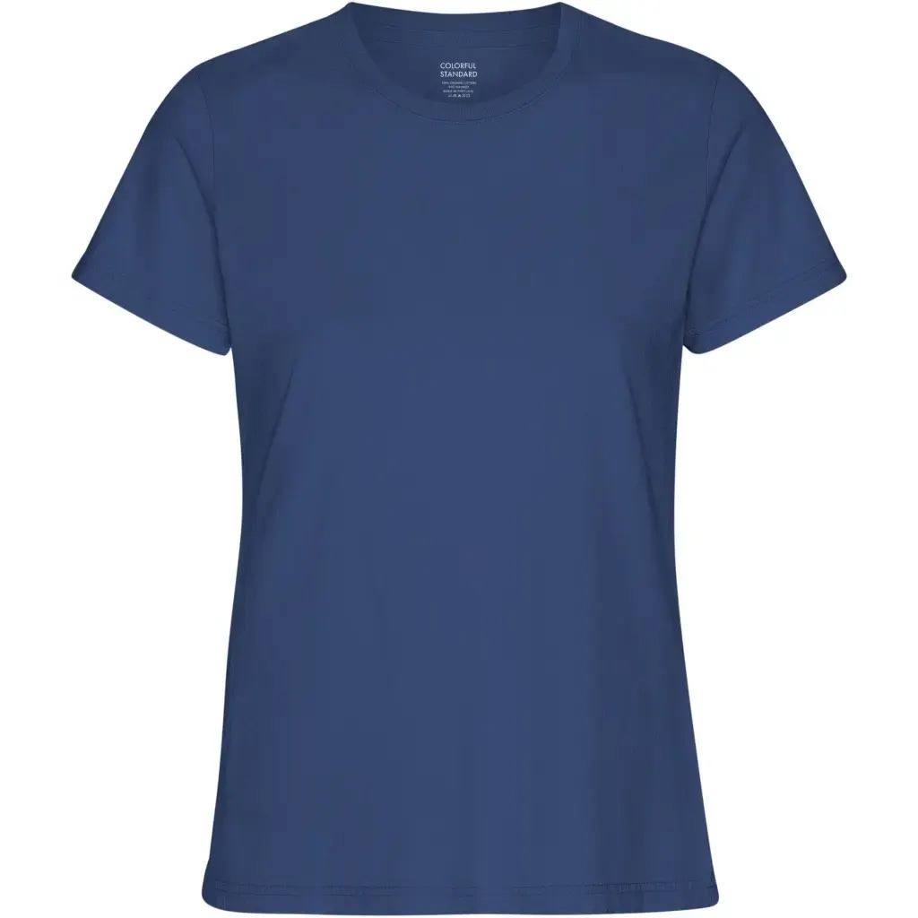 T-shirt femme Colorful Standard Light Organic Marine Blue