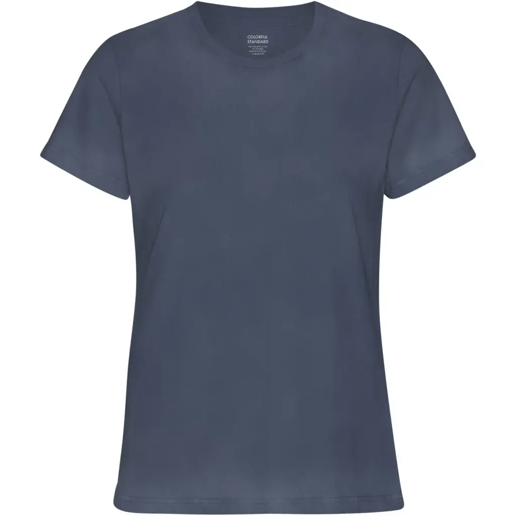 T-shirt femme Colorful Standard Light Organic Neptune Blue