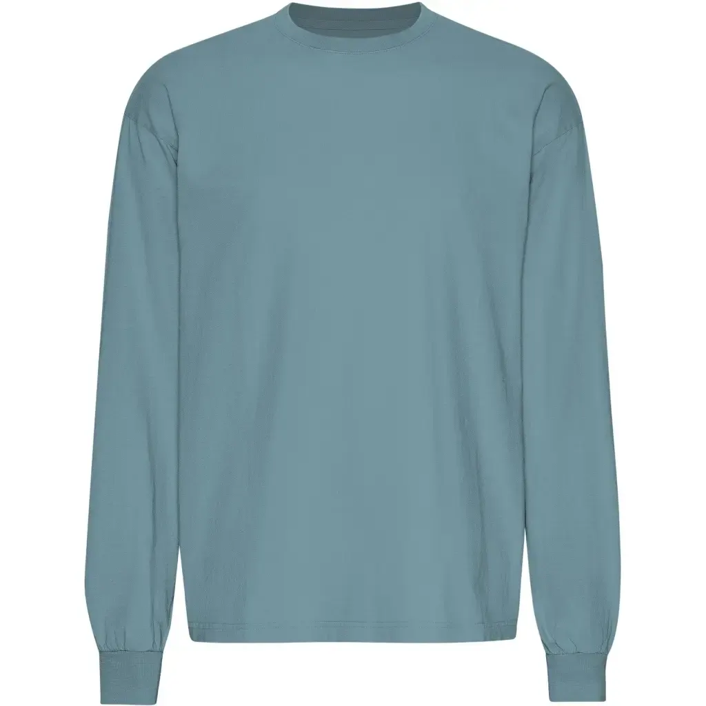 T-shirt manches longues oversize Colorful Standard Organic Stone Blue