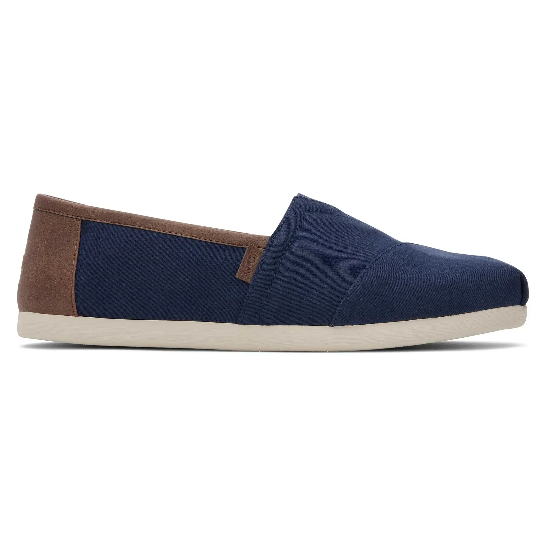 Espadrilles avec détails en cuir Toms Alpargata