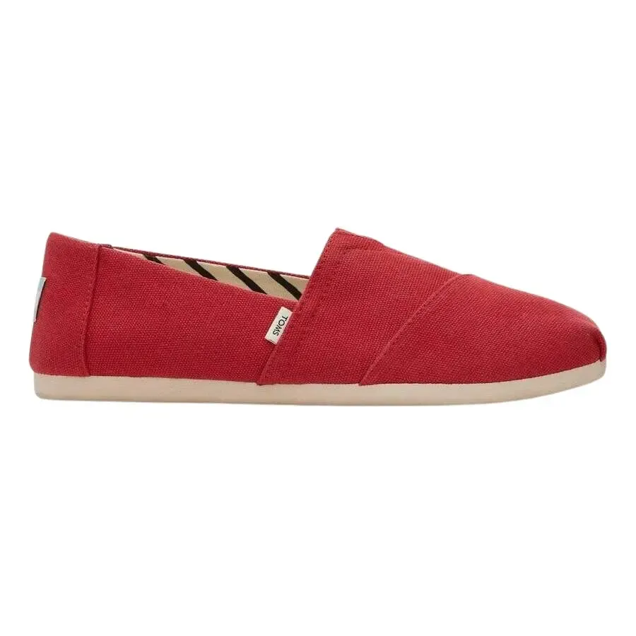 Espadrilles en coton recyclé femme Toms Alpargata