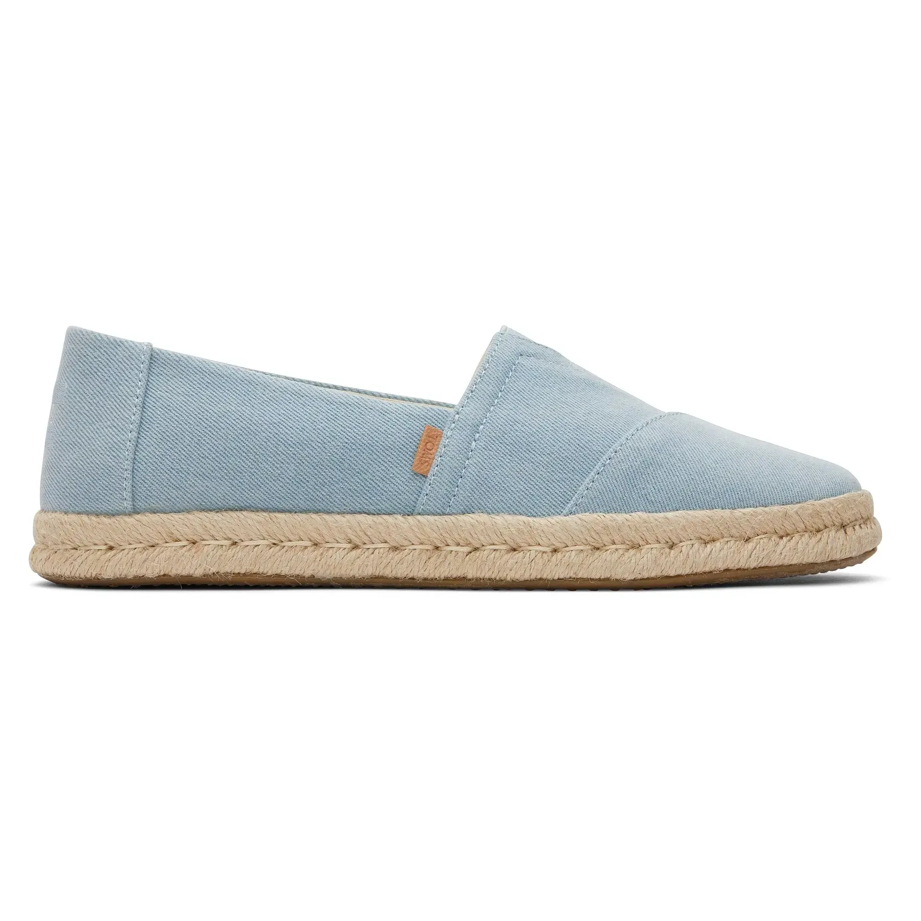 Espadrilles en jeans dévalé femme Toms Alpargata Rope 2.0
