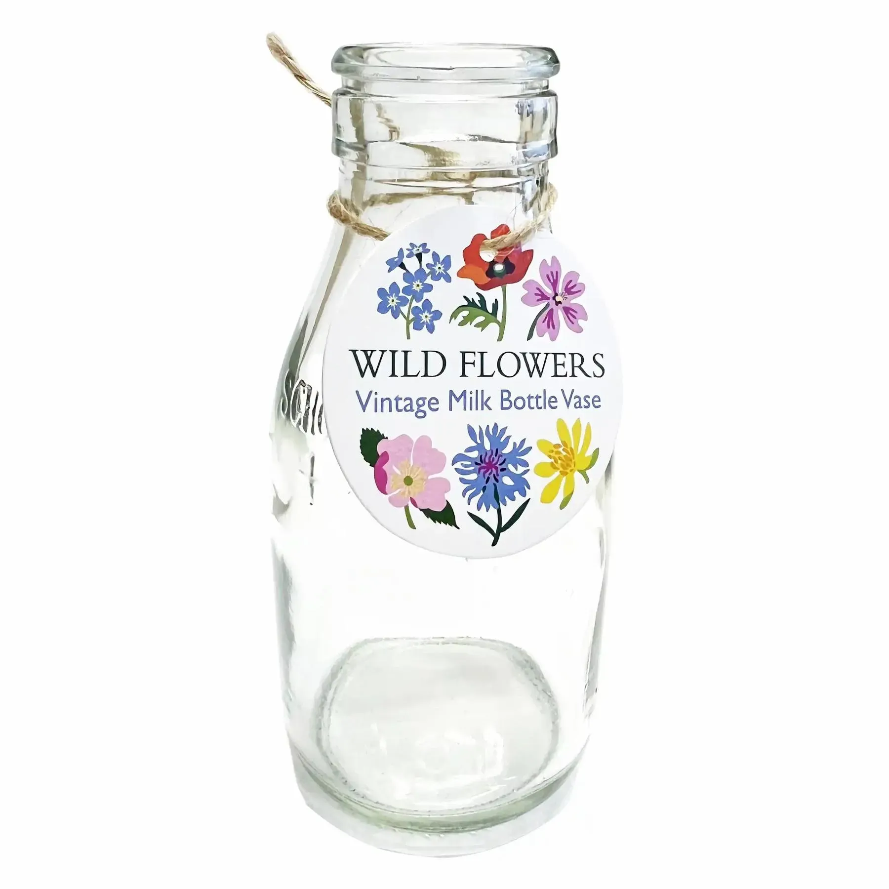 Vase bouteille de lait scolaire Rex London Wild Flowers
