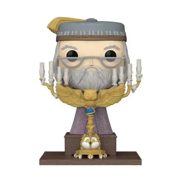 Figurine de collection en vinyle Funko Harry Potter POP Deluxe Dumbledore w/Podium