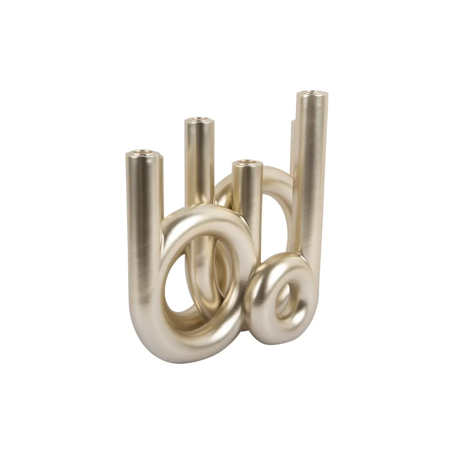 Bougeoir en verre Present Time Rings Large