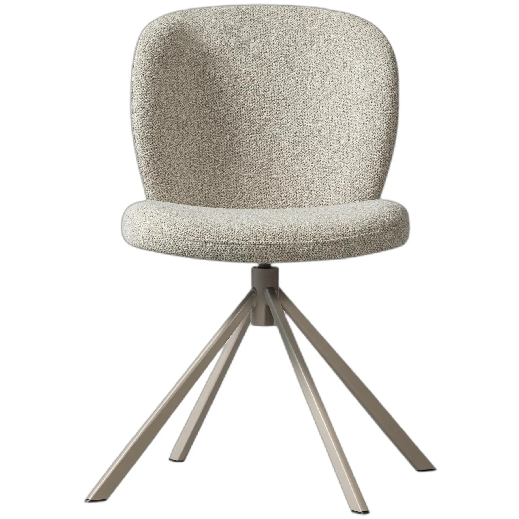 Chaise boucle Woood Femke