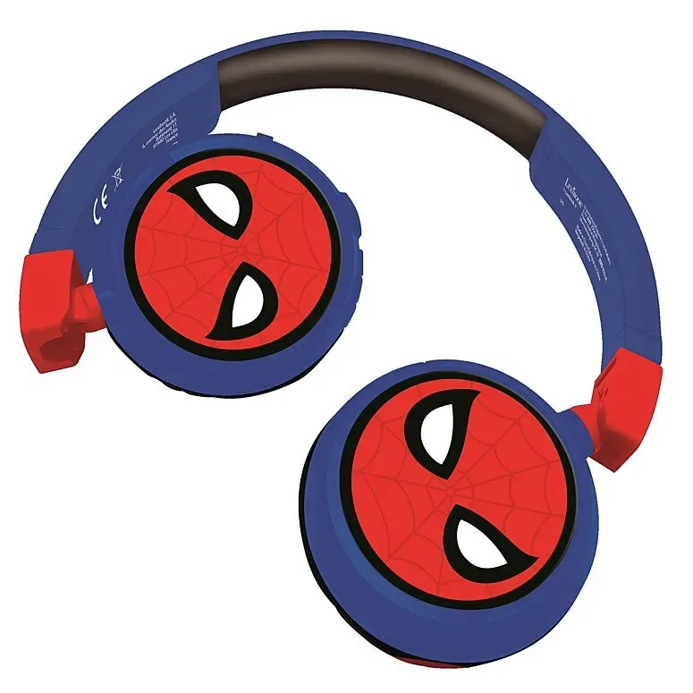 Casque audio 2 en 1 bluetooth et Filaire confortable et pliable avec limitation de son Lexibook SpiderMan