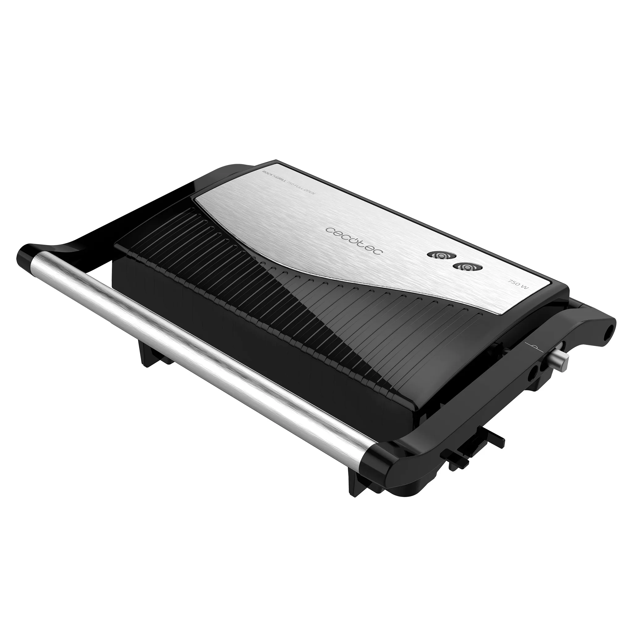 Grille-pain Cecotec Rockngrill 750 Full Open