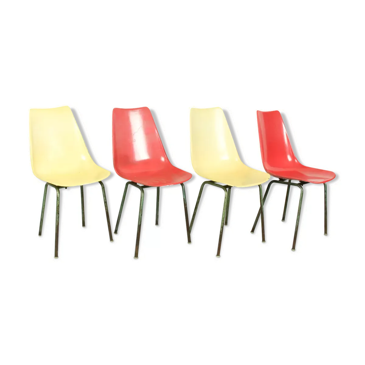 4 chairs by KVZ Semily, 1950s