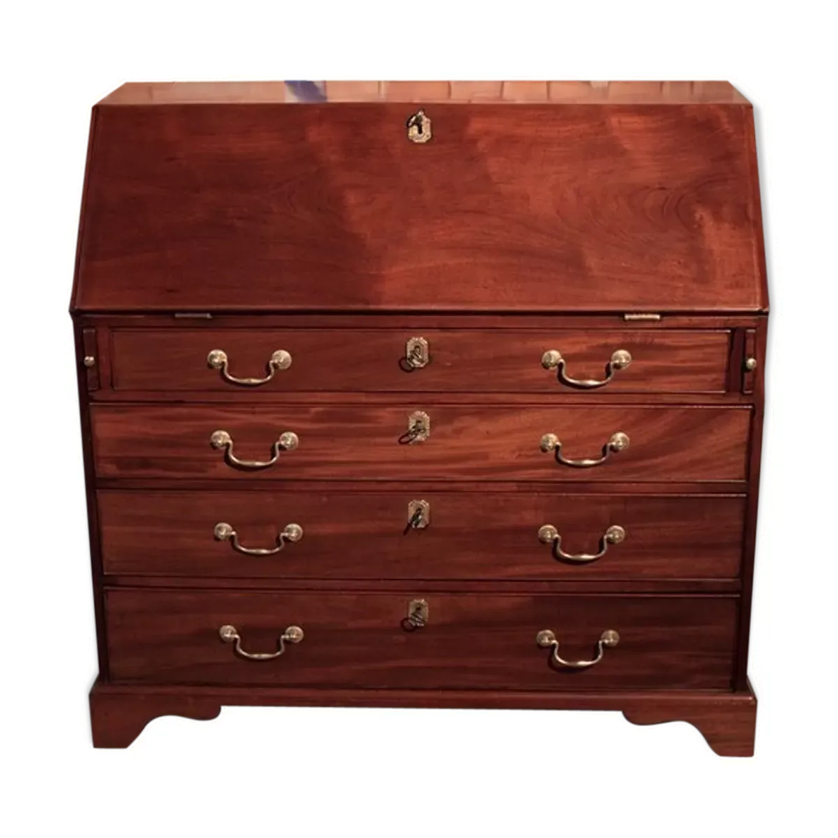 Commode scribanne en acajou Angleterre XIXe