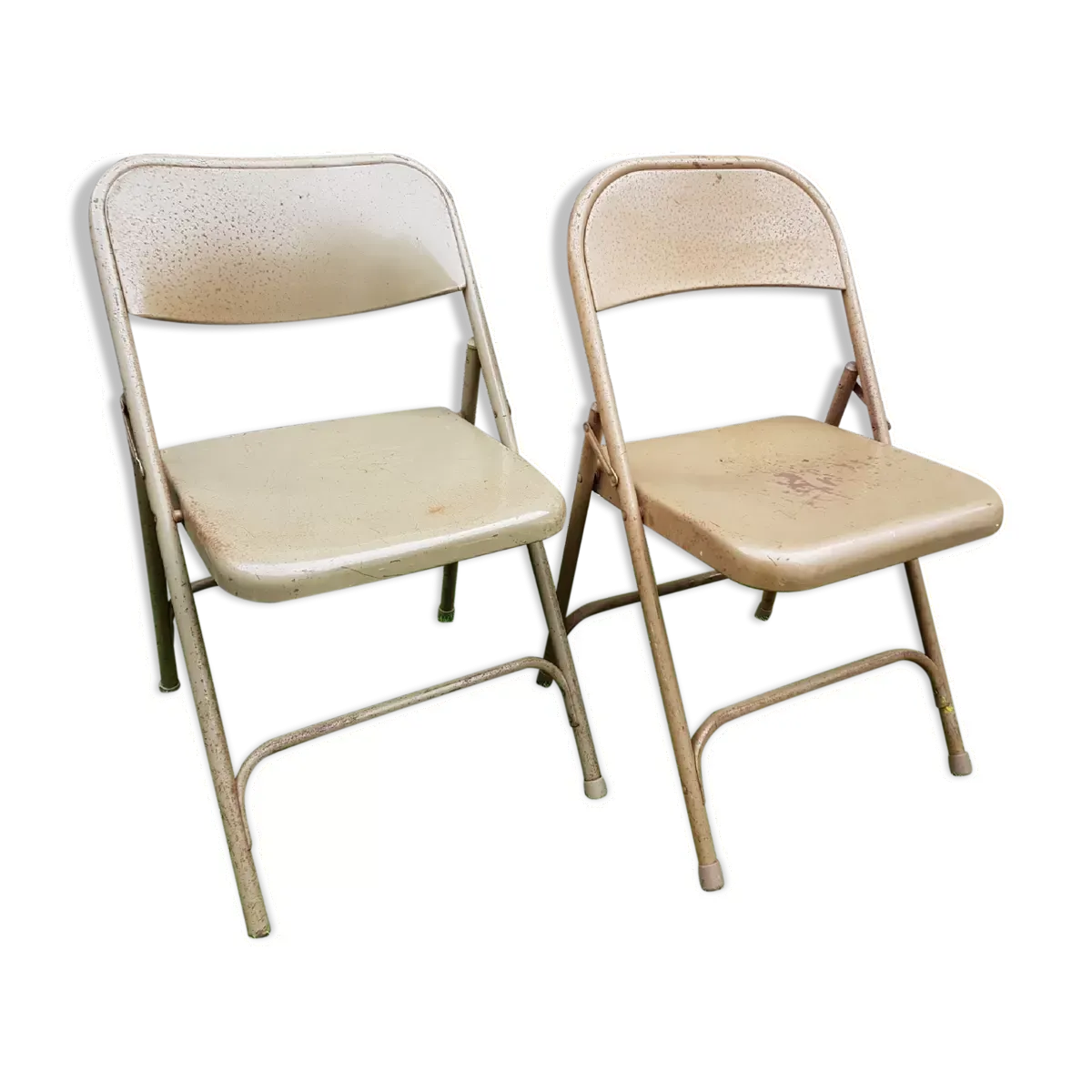 Chaises pliantes métal