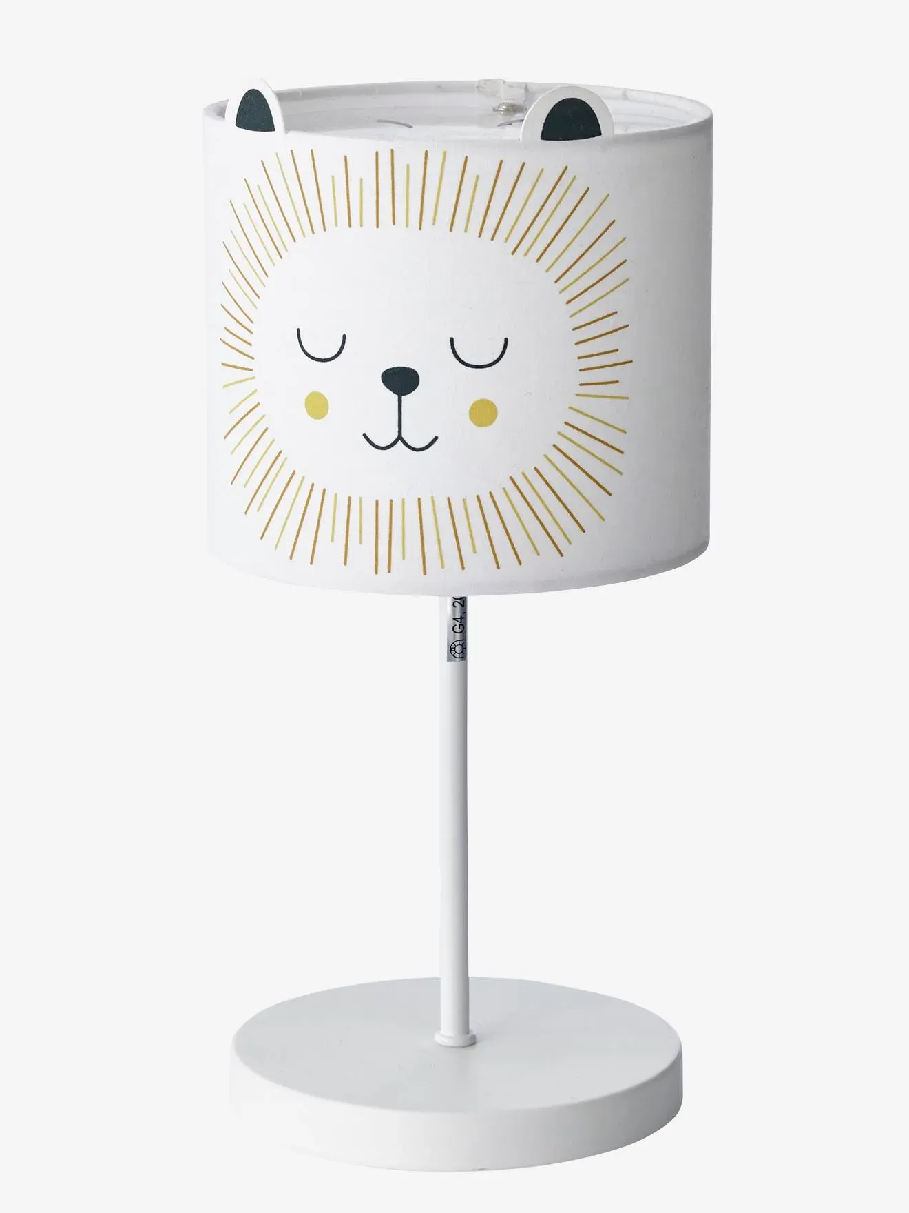 Lampe de chevet Lion beige