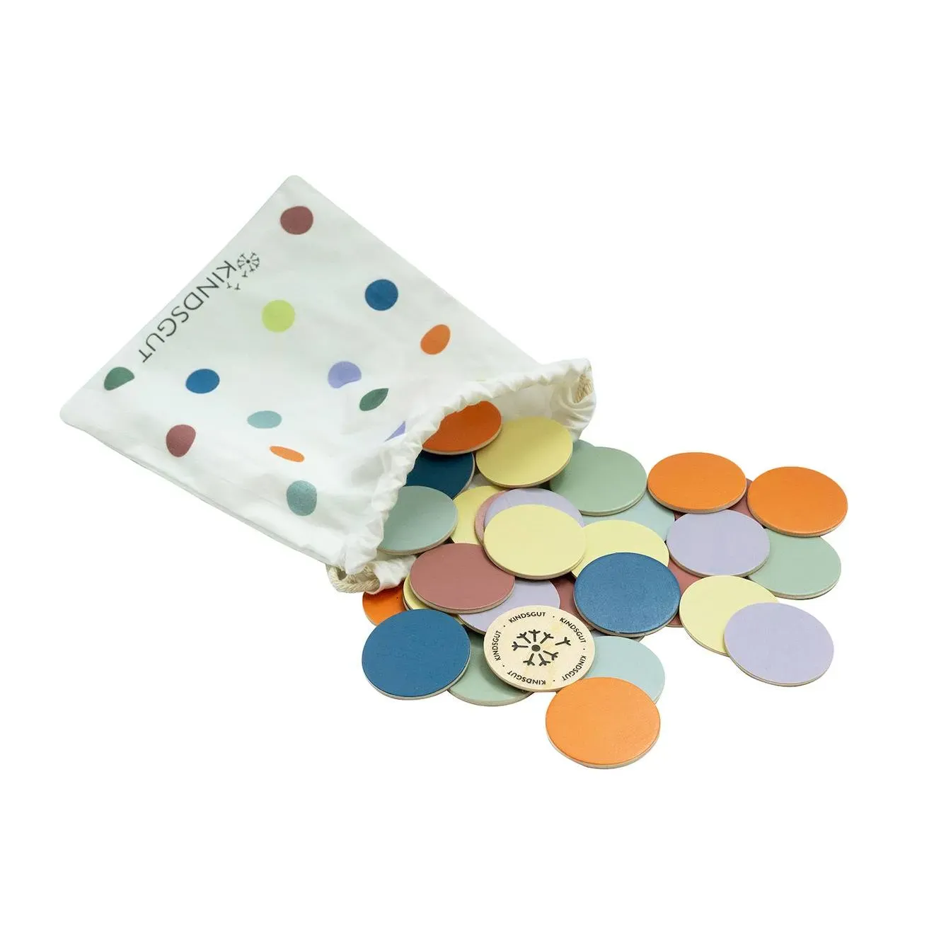 Confettis Réutilisables En Bois Multicolores