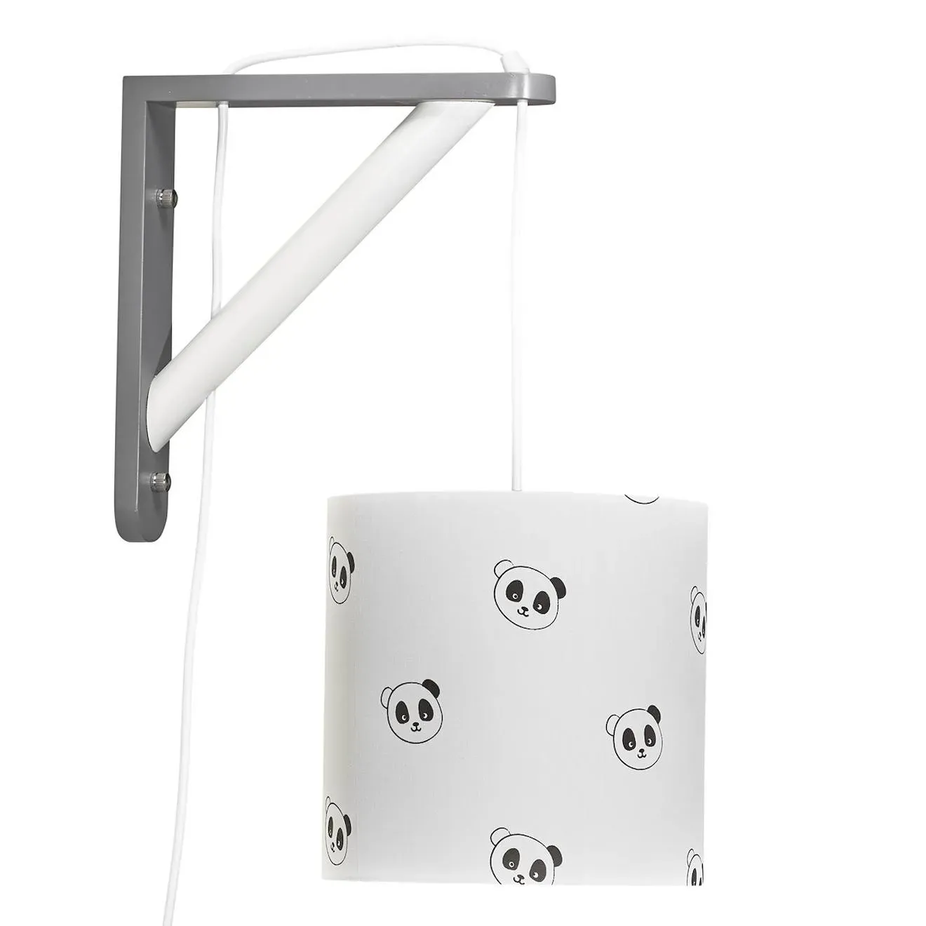 Applique Murale Lumineuse En Coton - Chao Chao Blanc