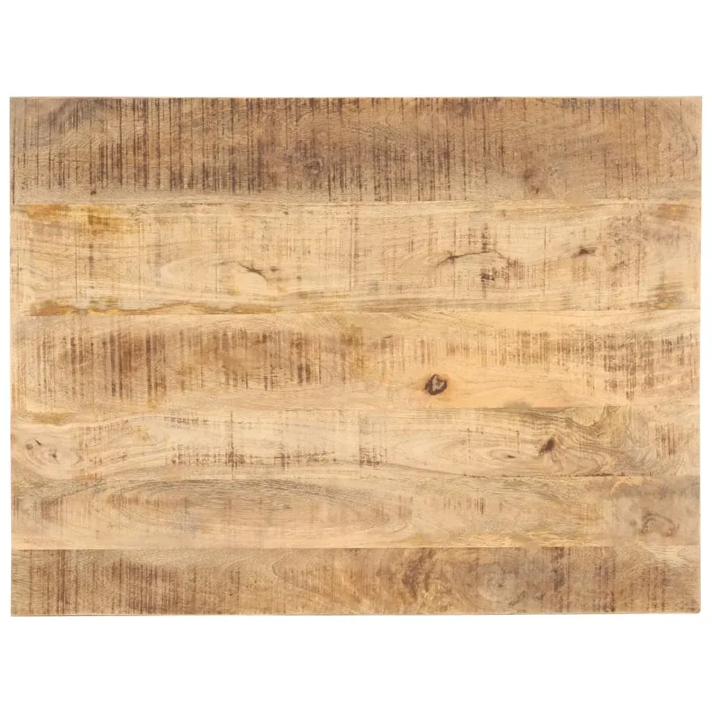 Dessus de table Bois de manguier solide 25-27 mm 90x70 cm