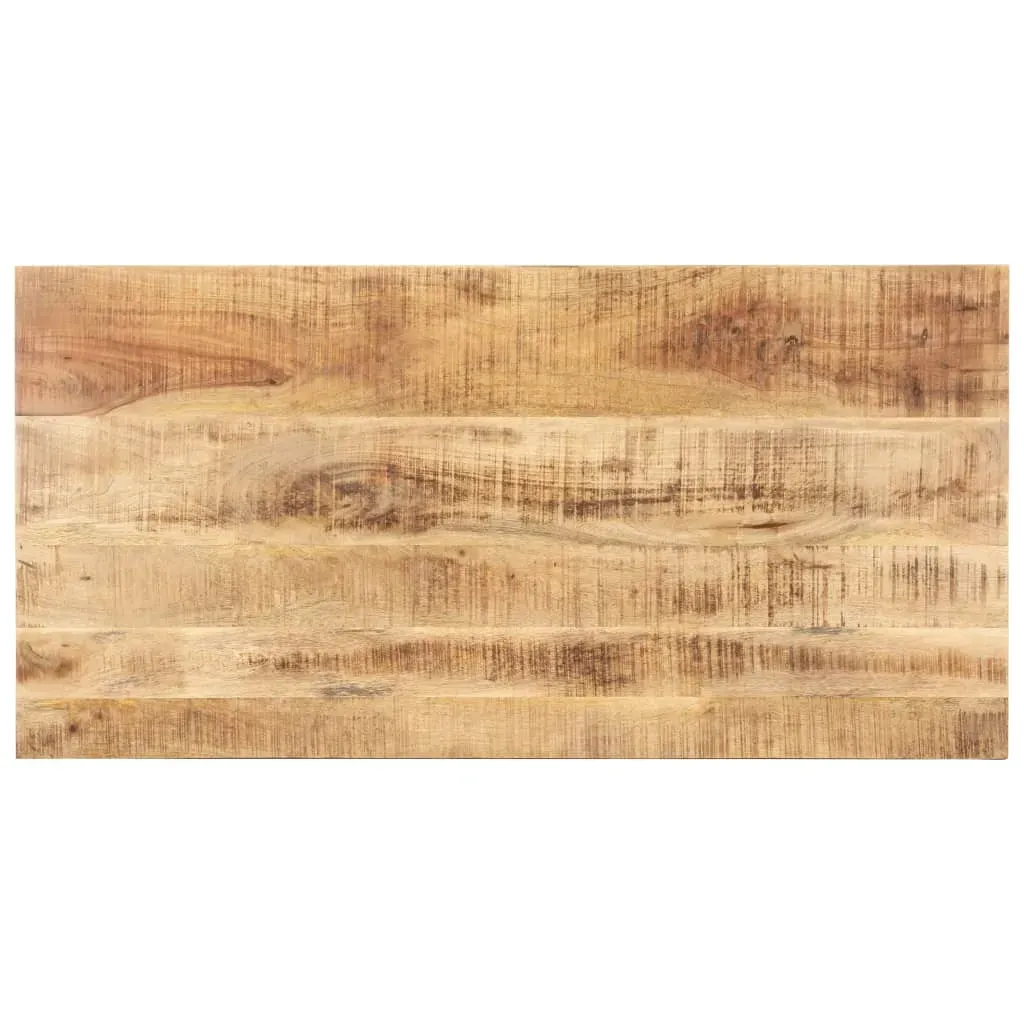 Dessus de table bois de manguier solide 15-16 mm 100x60 cm