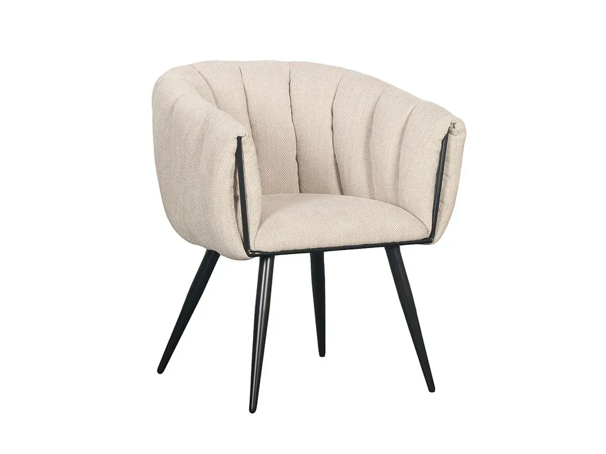 Illustration numéro 2 du produit Lot de 2 chaises ADA tissu texturé    BOBOCHIC