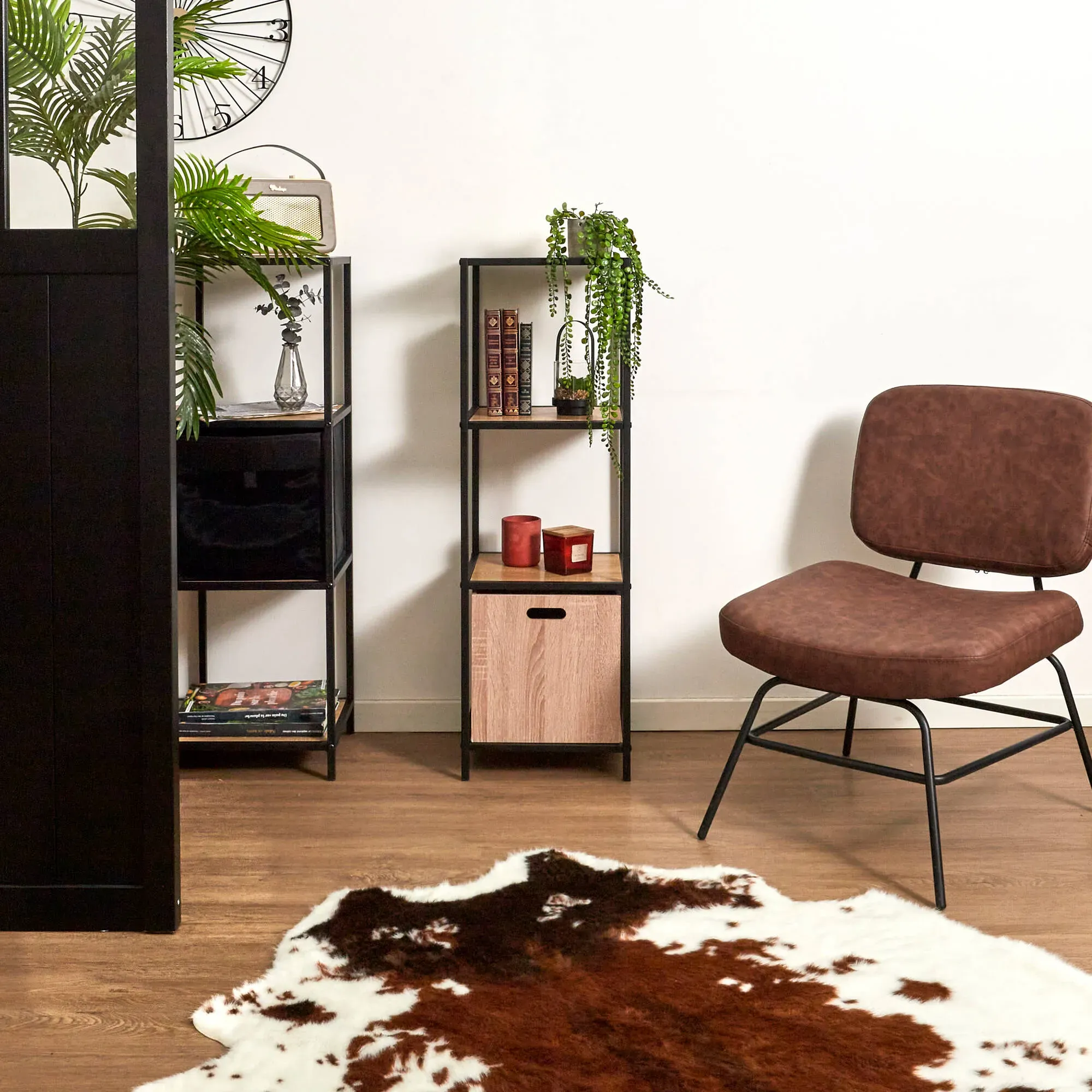 Illustration numéro 2 du produit Cube De Rangement En Bois - Blancheporte