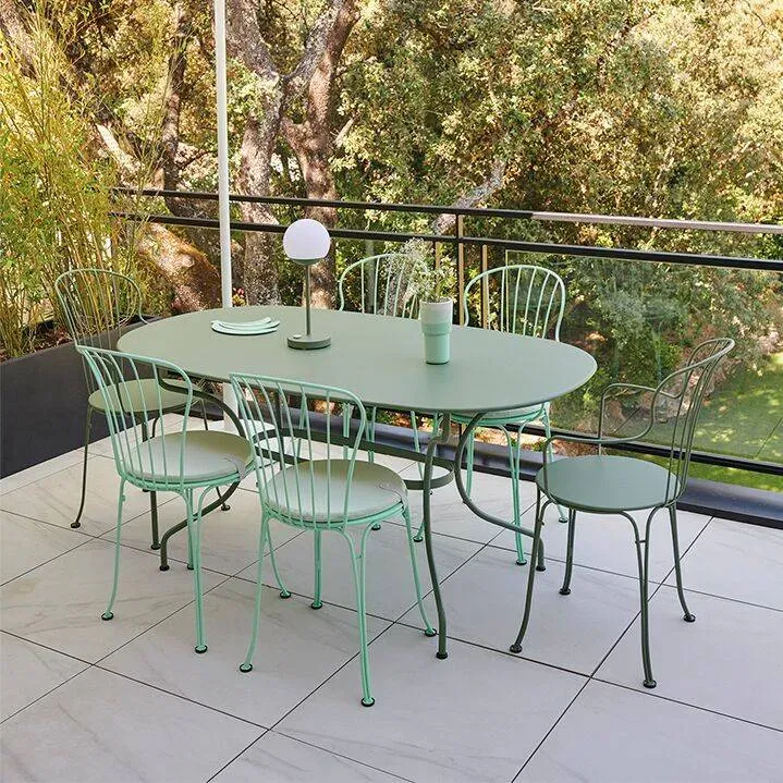 Illustration numéro 2 du produit Table Ovale 160 x 90 cm Opéra+ en Acier