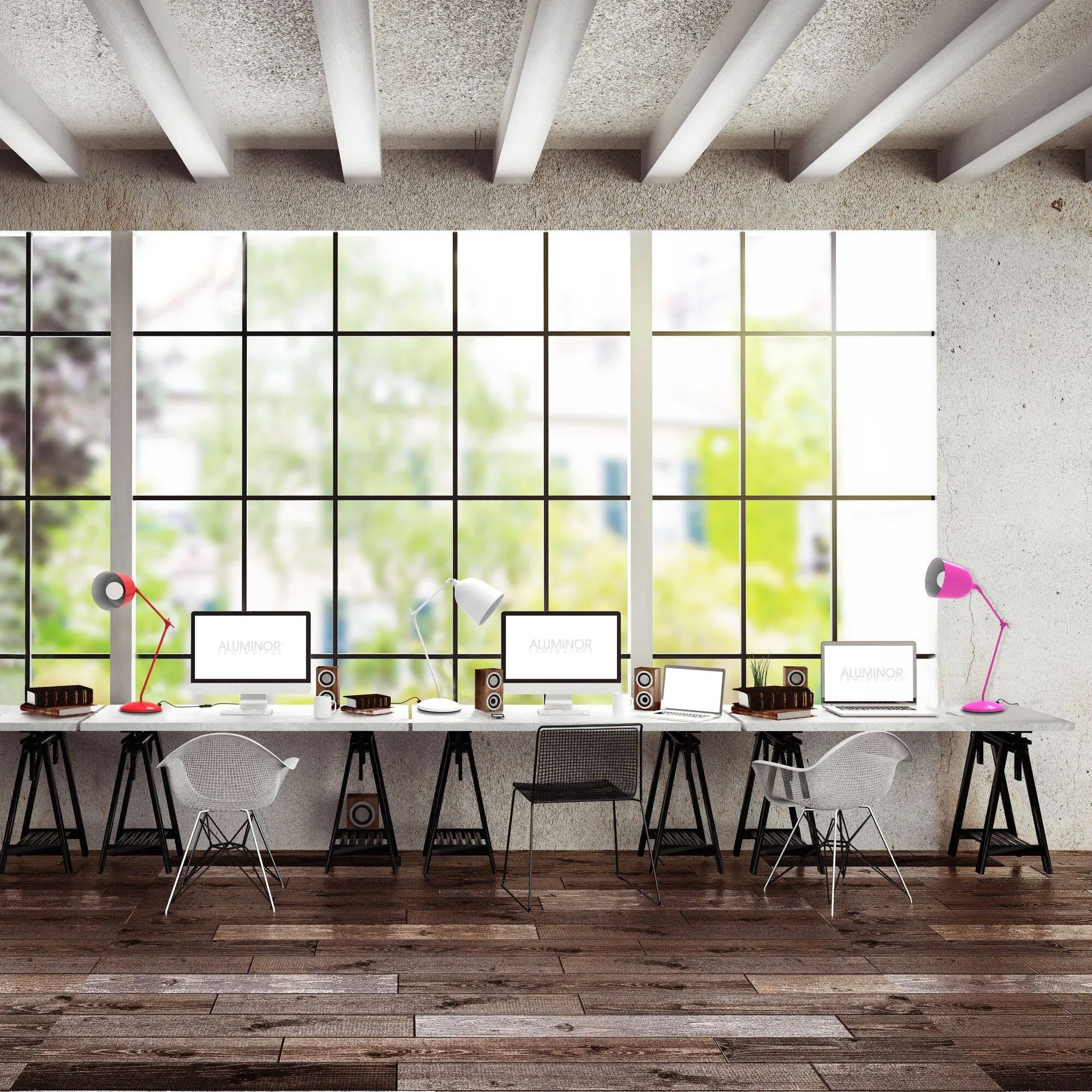 Illustration numéro 2 du produit Lampe à poser Mekano