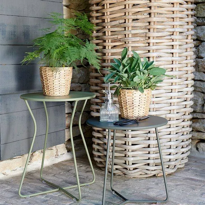 Illustration numéro 2 du produit Table Basse Ronde Hauteur 45 cm Cocotte en Acier