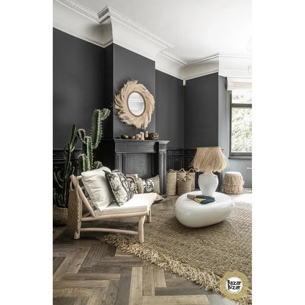 Illustration numéro 2 du produit Tapis Bohème Chic Naturel en Raphia, Agave, Palmier 240