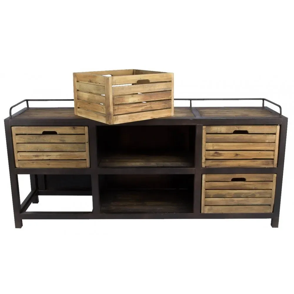 Illustration numéro 2 du produit Enfilade Duras Style Industriel