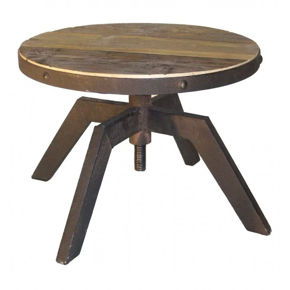 Illustration numéro 2 du produit Table basse ronde Juliette  Style Industriel