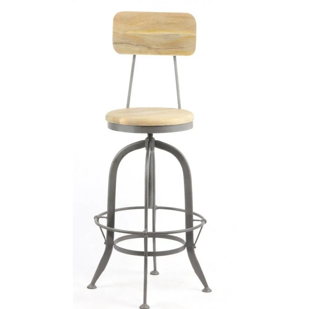 Illustration numéro 2 du produit Tabouret de bar Industriel