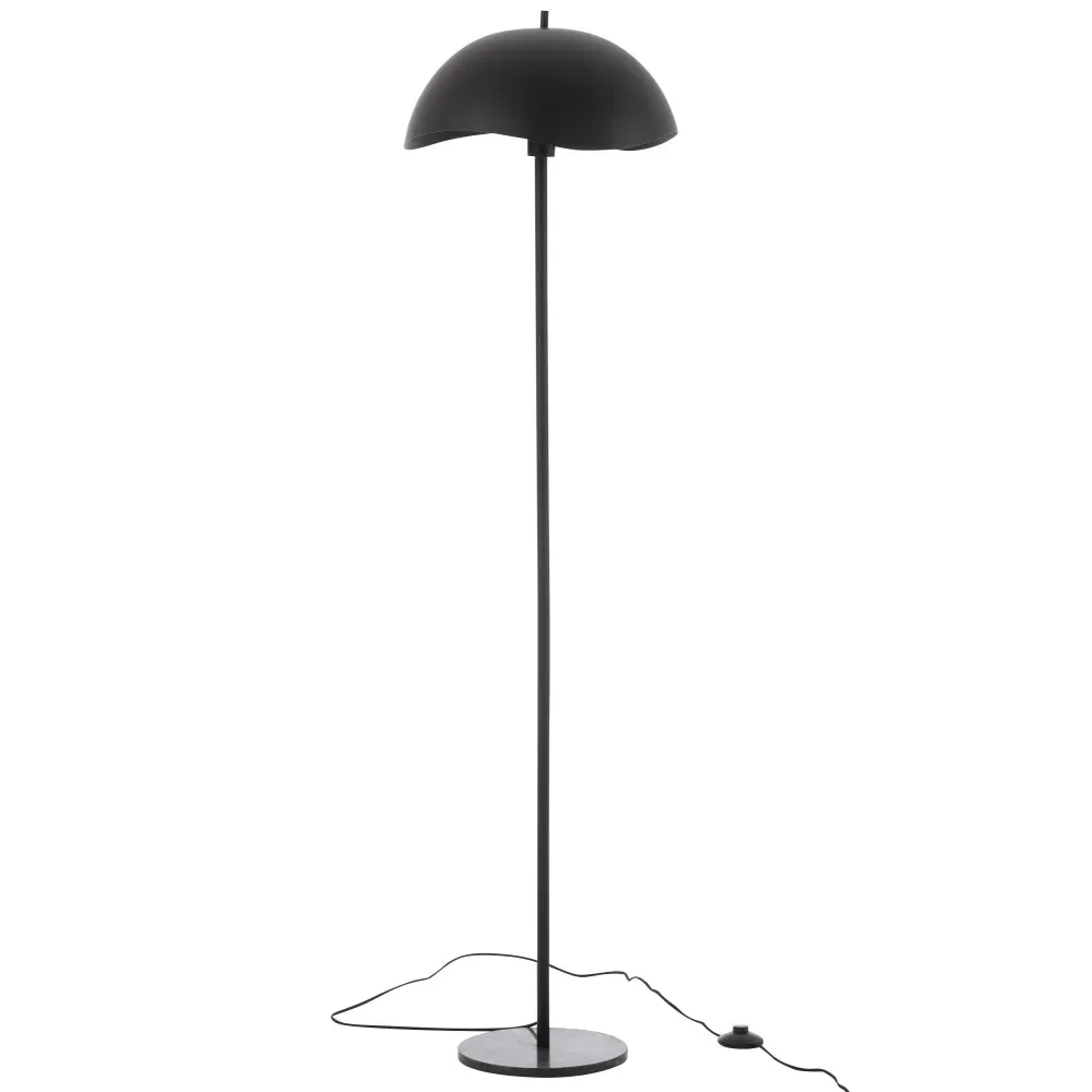 Illustration numéro 2 du produit Lampadaire Metal/Marbre Noir
