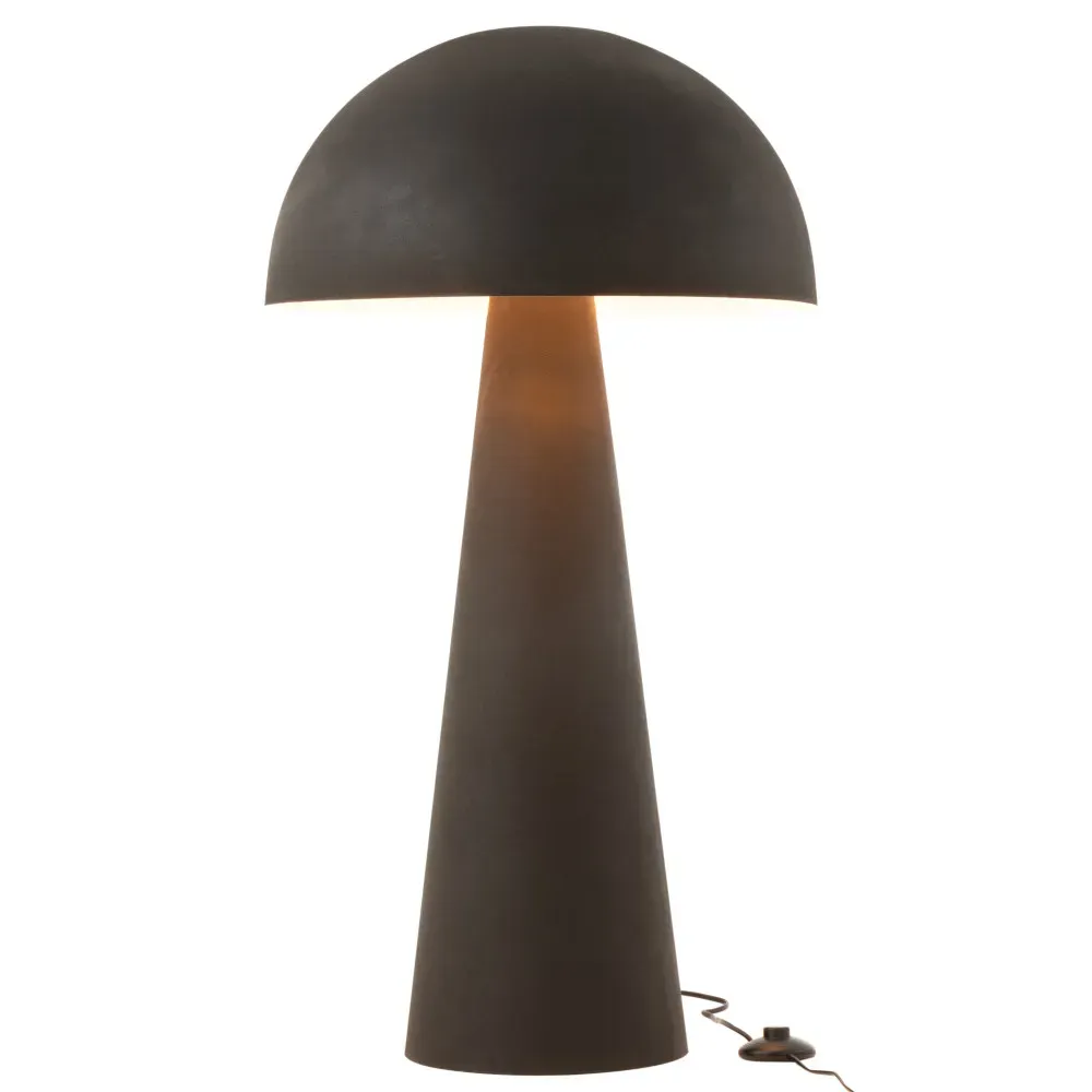 Illustration numéro 2 du produit Lampe Champignon Metal Mat Noir Extra Large