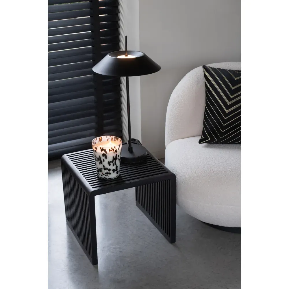 Illustration numéro 2 du produit Lampe Led Metal Noir