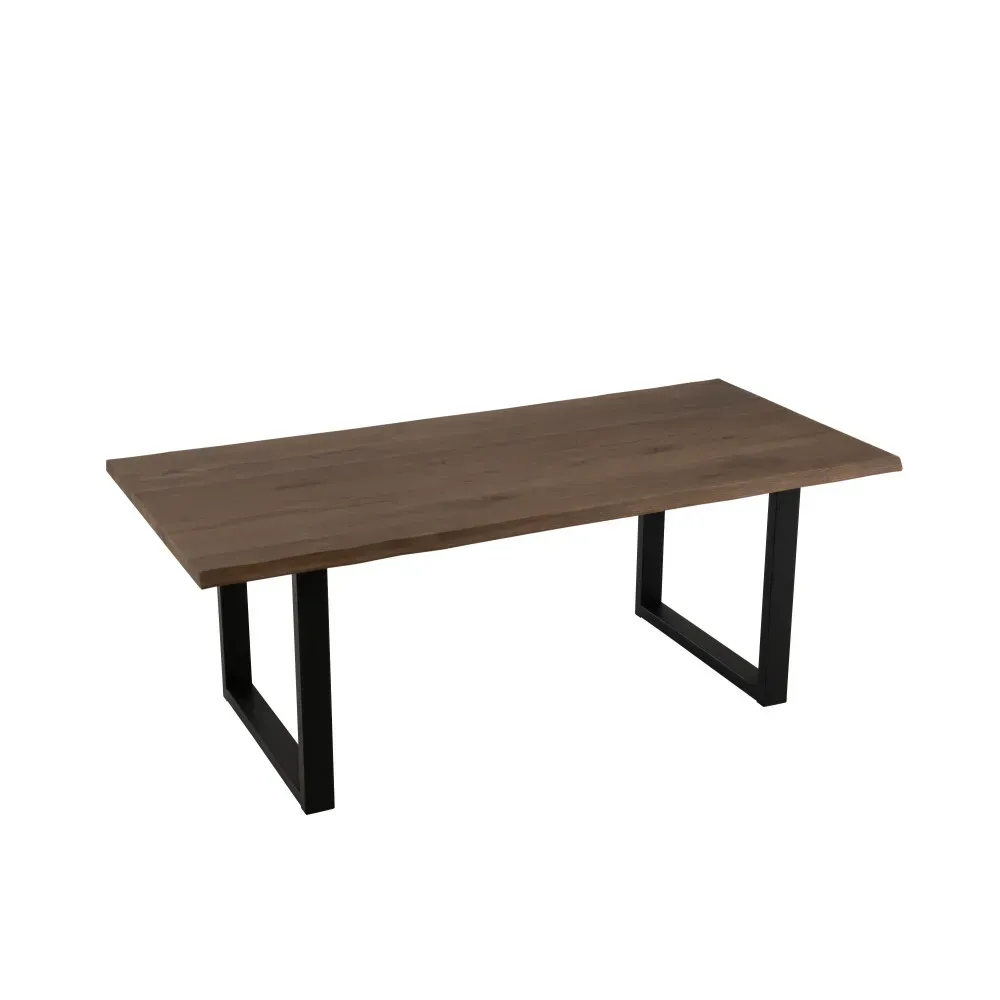 Illustration numéro 2 du produit Pieds de Table Rectangle Acier Noir