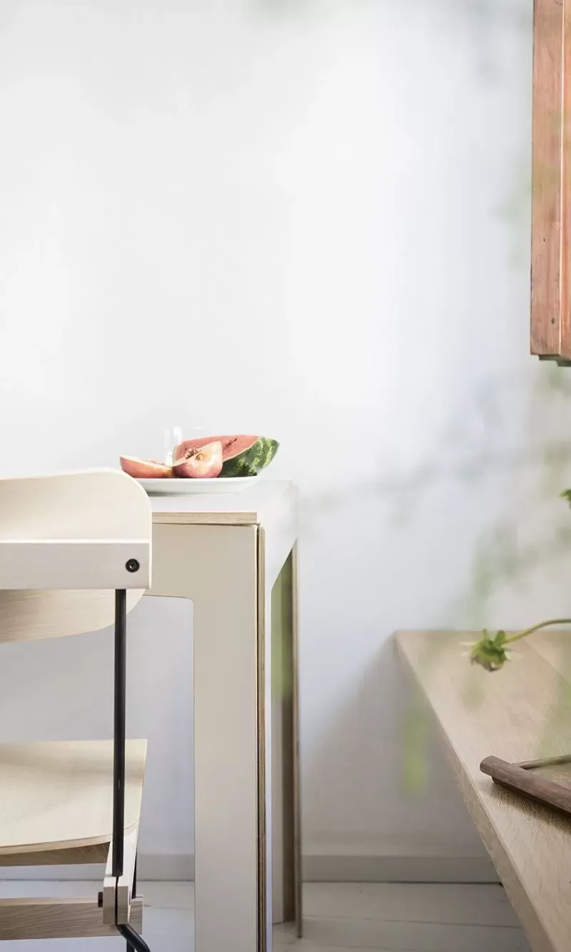 Illustration numéro 2 du produit Moormann Table Last Minute - blanc (FU)