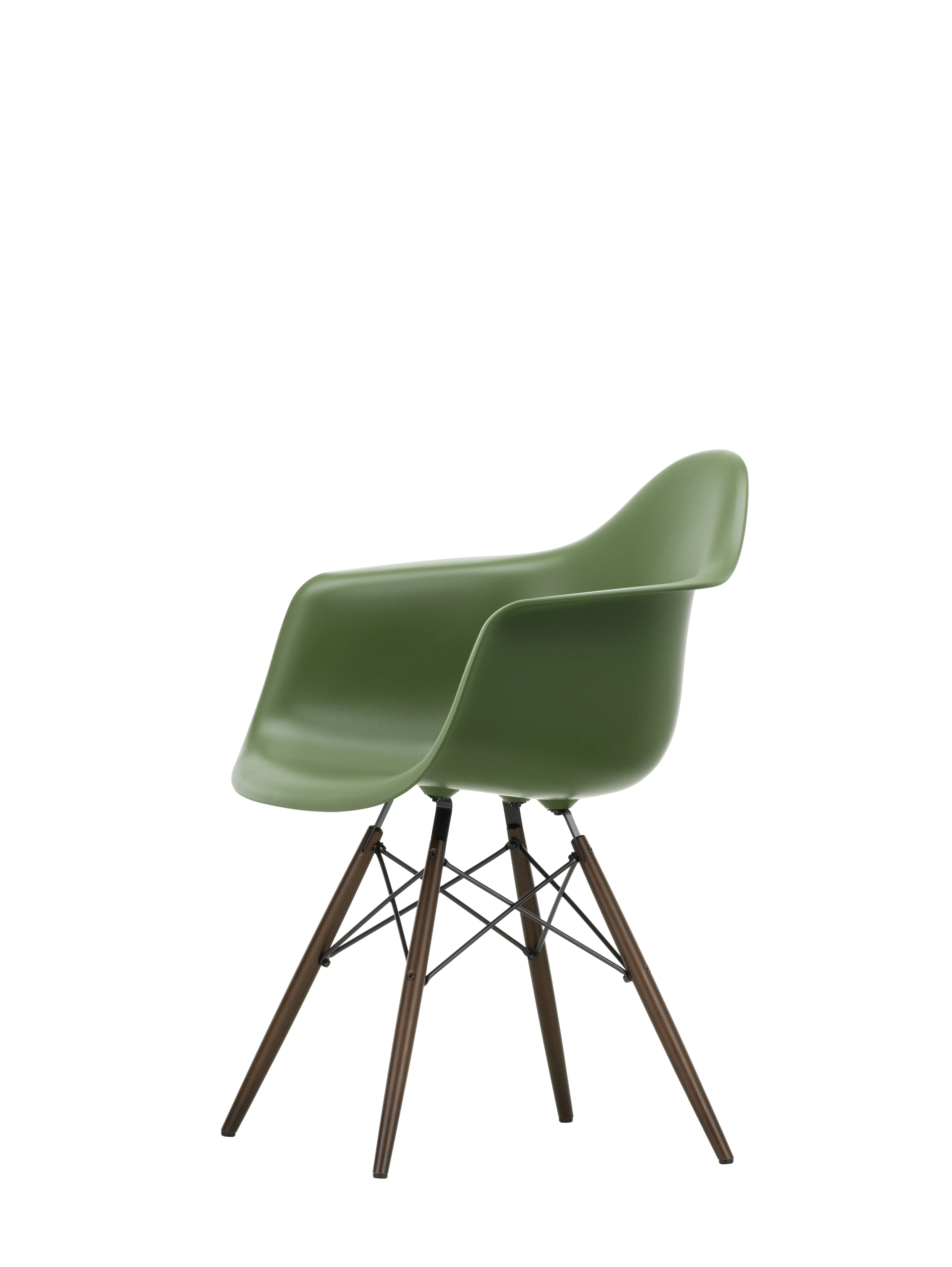 Illustration numéro 2 du produit Vitra DAW Eames Plastic Armchair - forest RE - érable foncé
