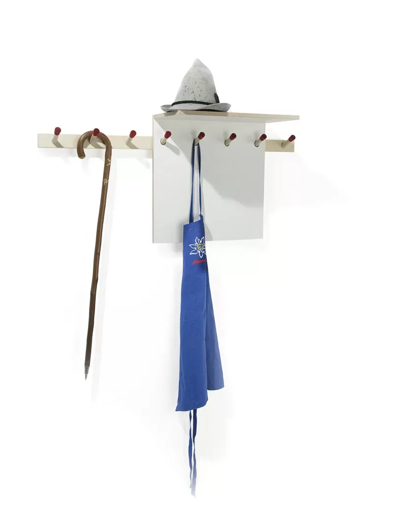 Illustration numéro 2 du produit Moormann Porte-chapeau Rechenbeispiel - blanc (FU)