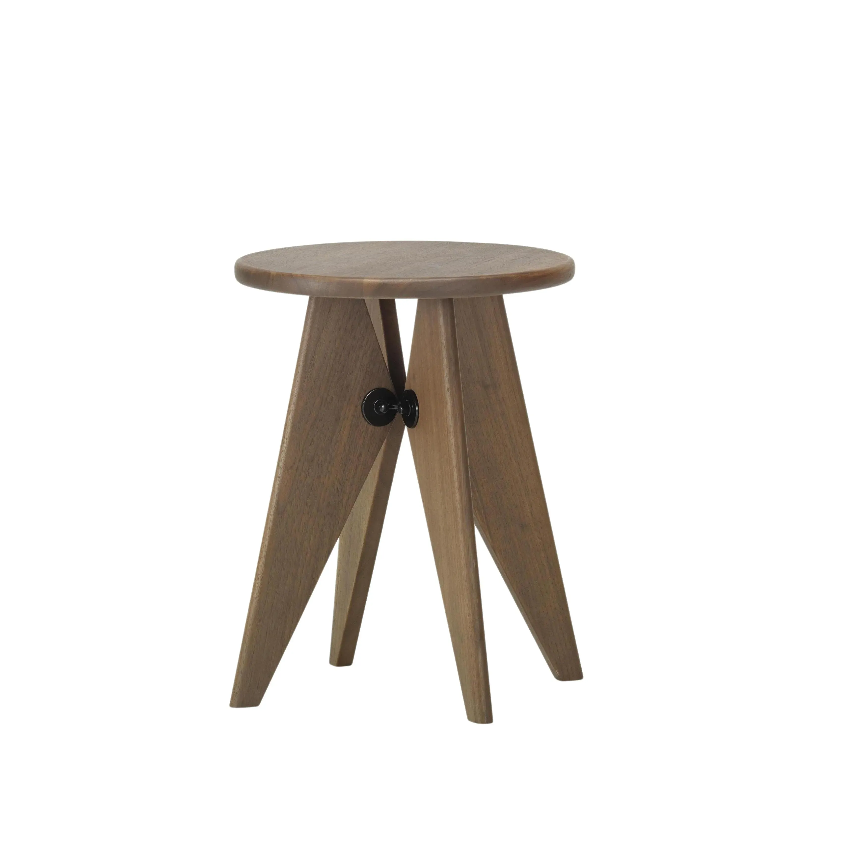 Illustration numéro 2 du produit Vitra Tabouret Bois - Noyer américain