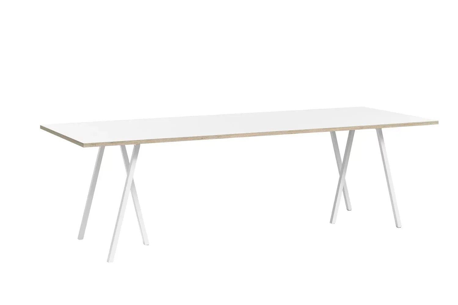 Illustration numéro 2 du produit HAY Table Loop Stand - L - blanc