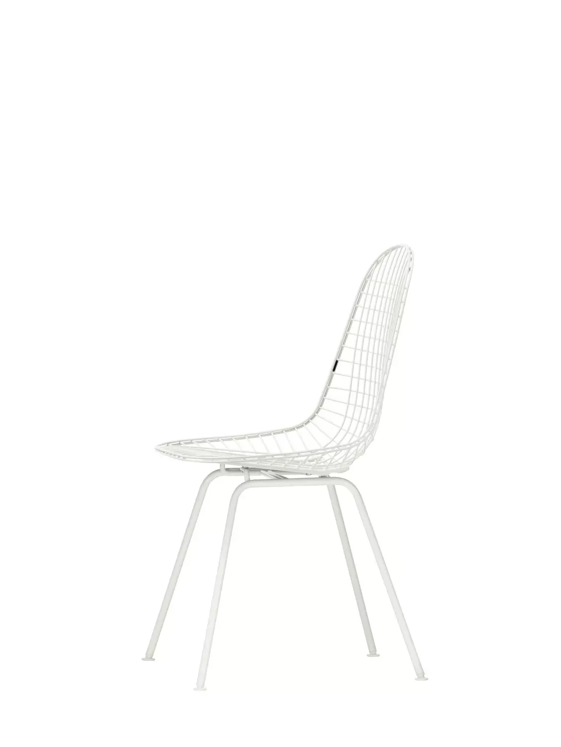 Illustration numéro 2 du produit Vitra Chaise métallique DKX - blanc