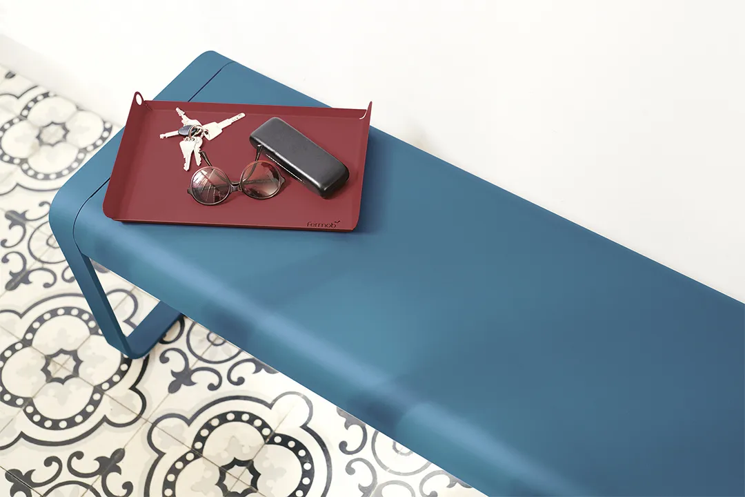 Illustration numéro 2 du produit Fermob Banc BELLEVIE - 21 bleu acapulco