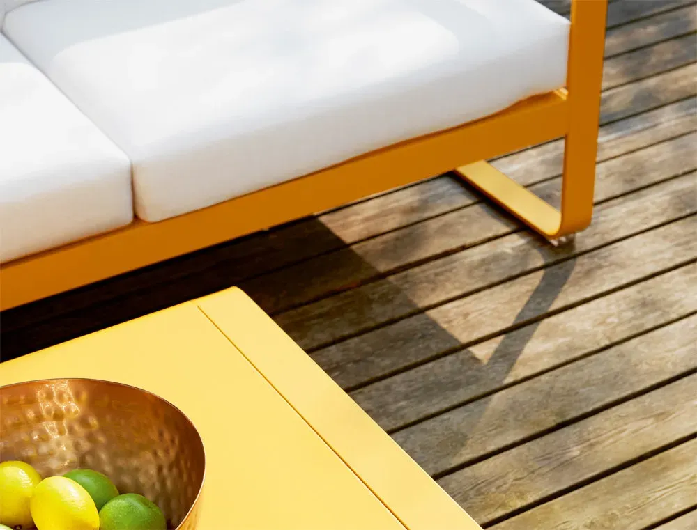 Illustration numéro 2 du produit Fermob Table basse BELLEVIE - C6 Miel