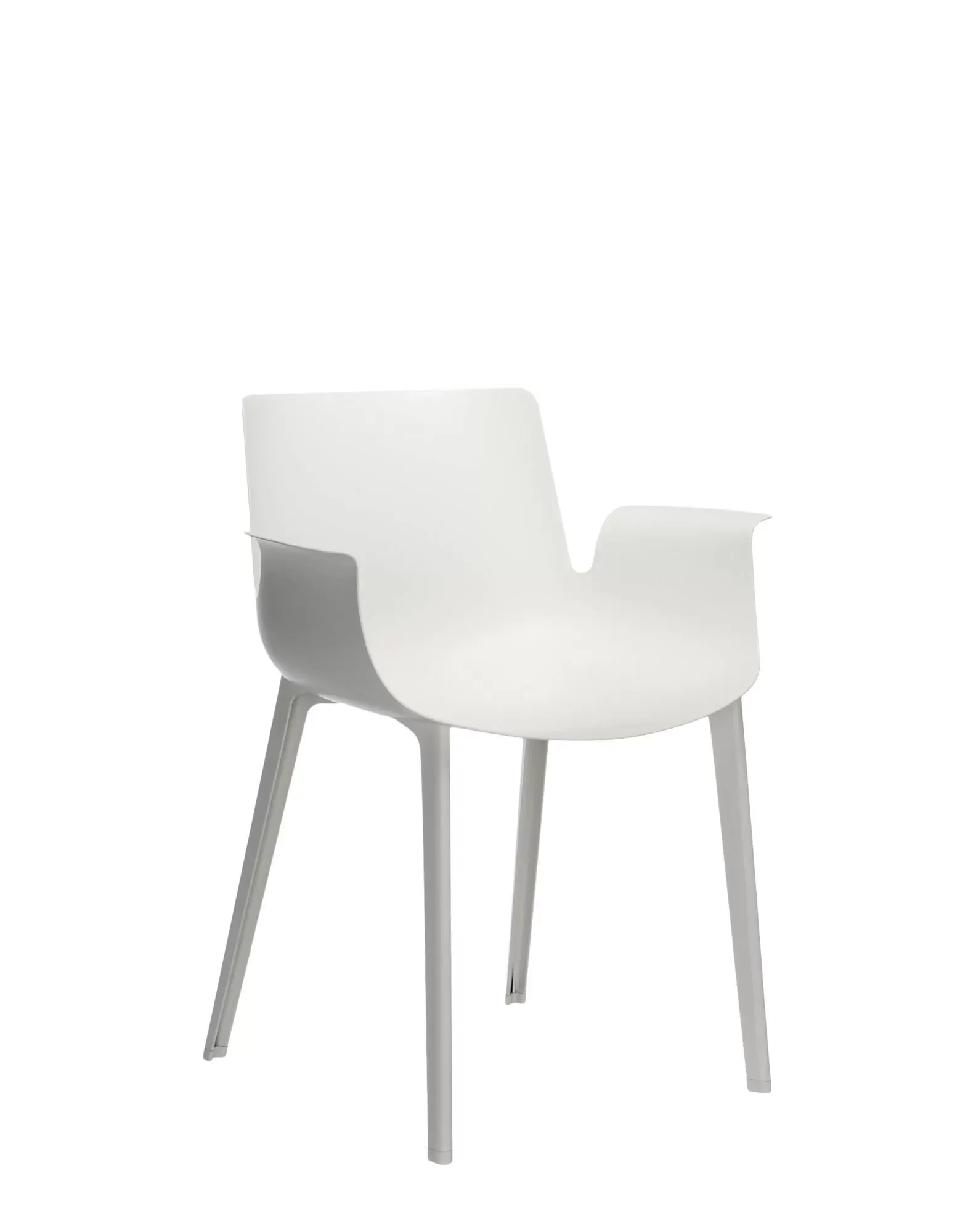Illustration numéro 2 du produit Kartell Chaise Piuma - blanc