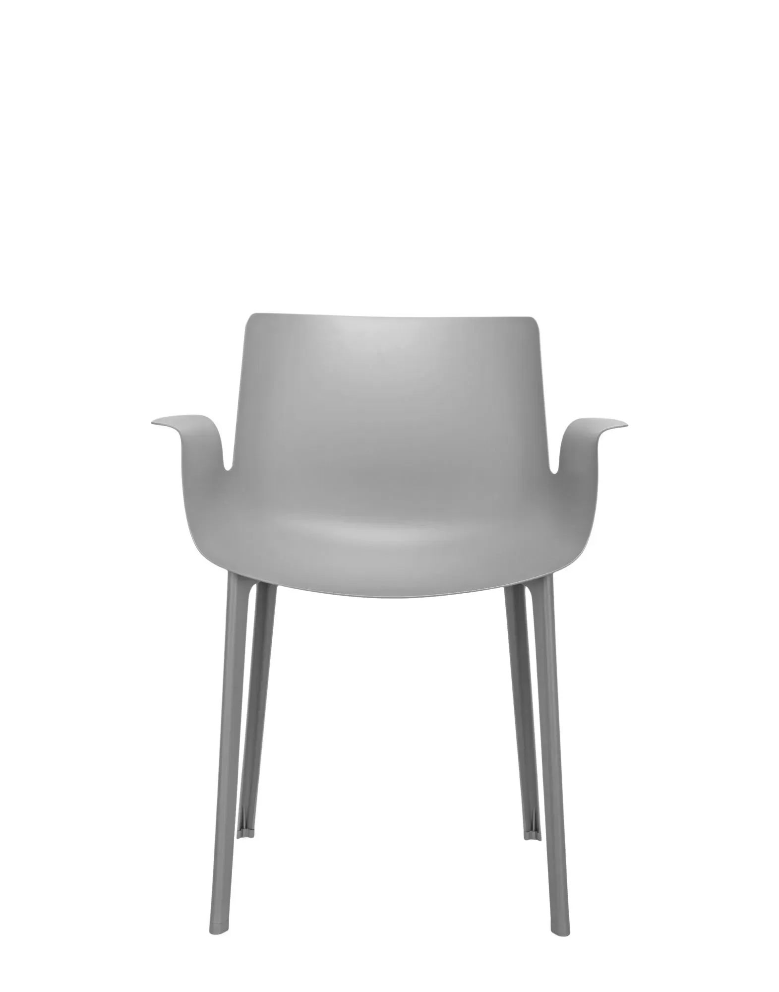 Illustration numéro 2 du produit Kartell Chaise Piuma - gris