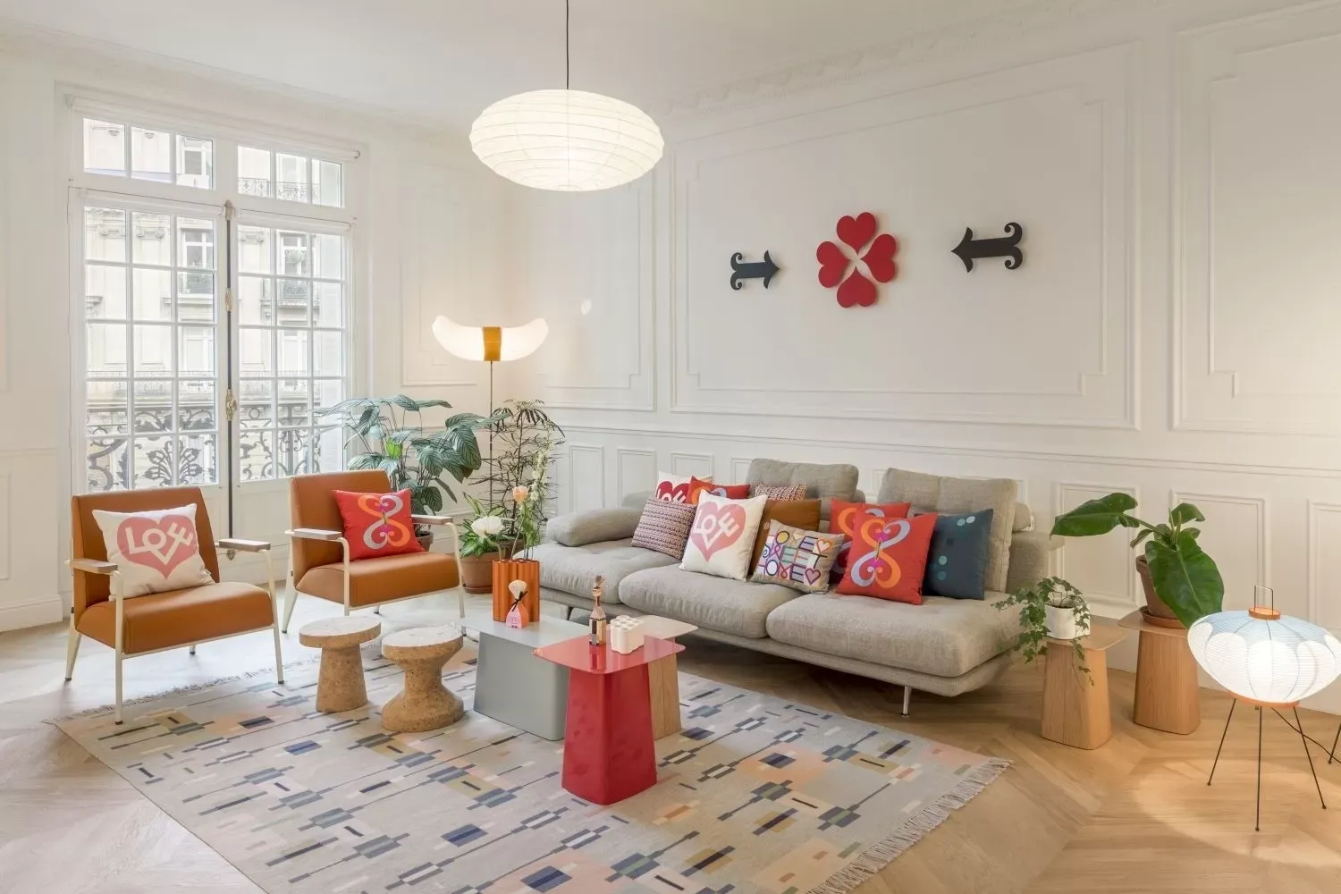 Illustration numéro 2 du produit Vitra Décoration murale Metal Wall Relief - Little Heart