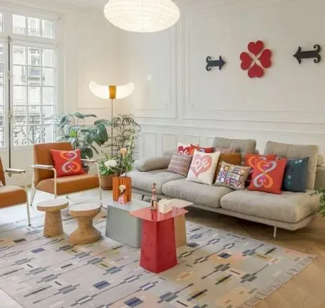 Illustration numéro 2 du produit Vitra Coussin Double Heart - rouge