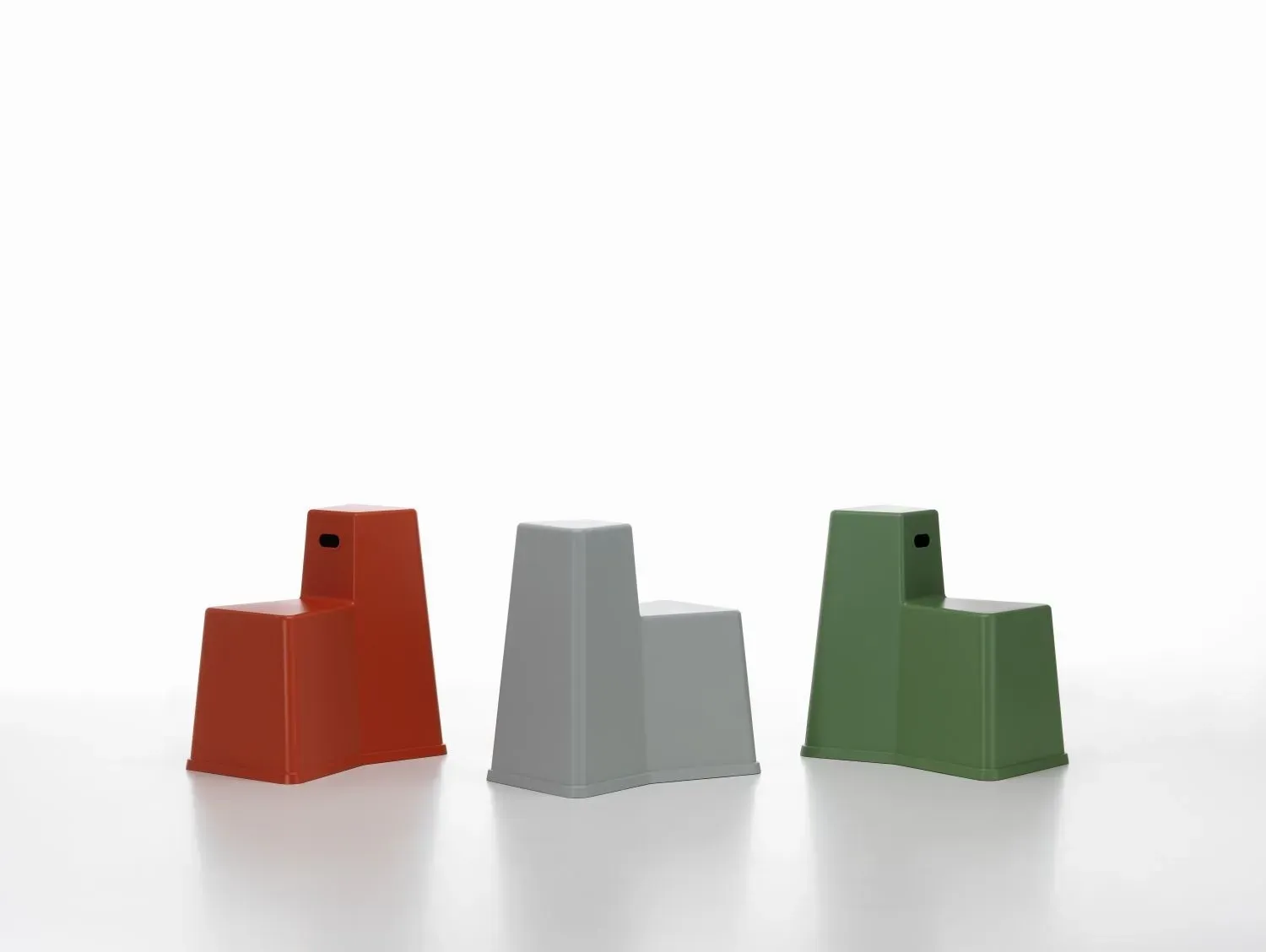 Illustration numéro 2 du produit Vitra Stool-Tool - poppy red