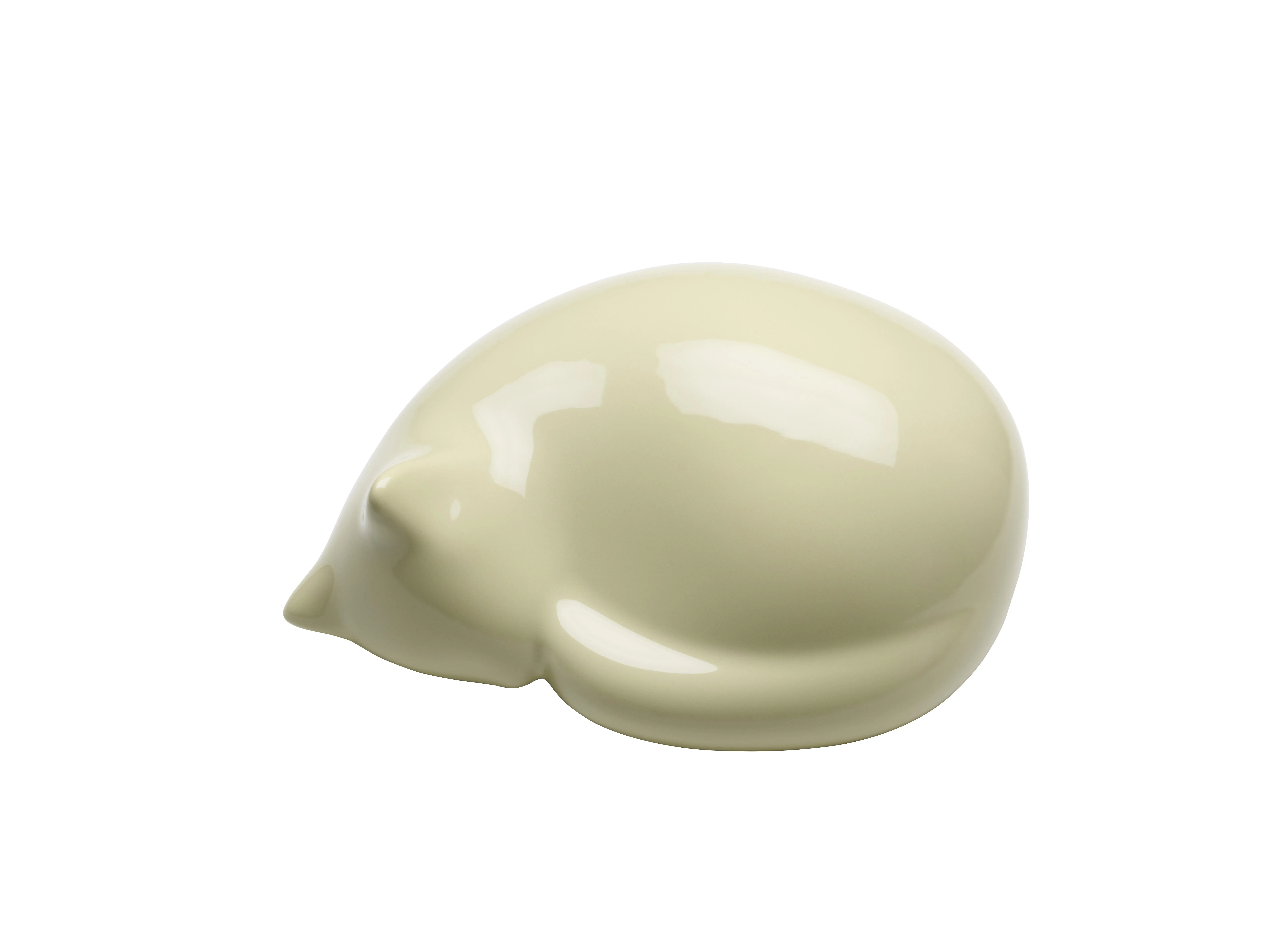 Illustration numéro 2 du produit Vitra Figurine décorative Resting Cat  - beige - grand