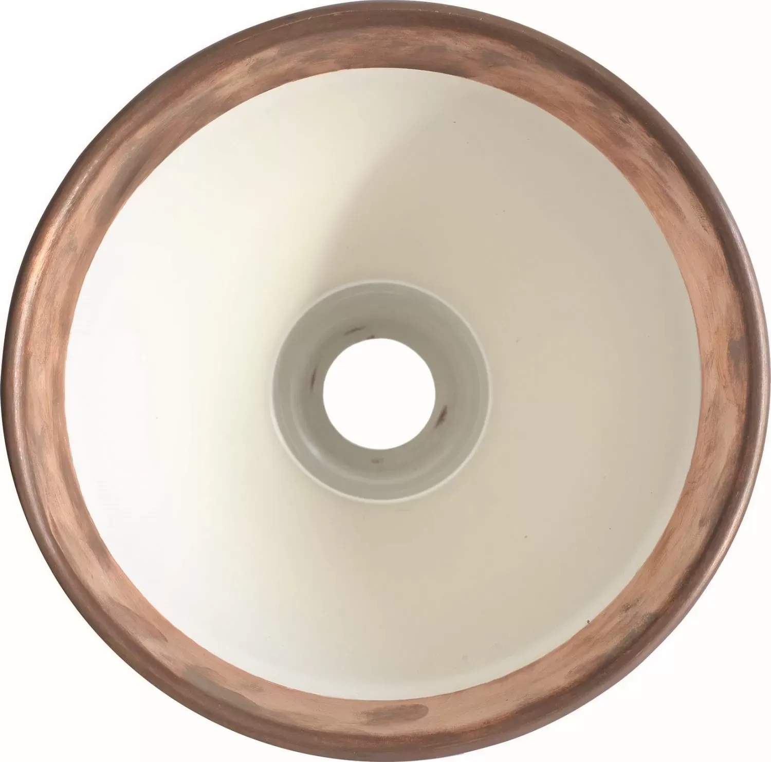 Illustration numéro 2 du produit DCWéditions Applique LAMPE GRAS N°304 L60  - Cuivre non poli/ Blanc - conique