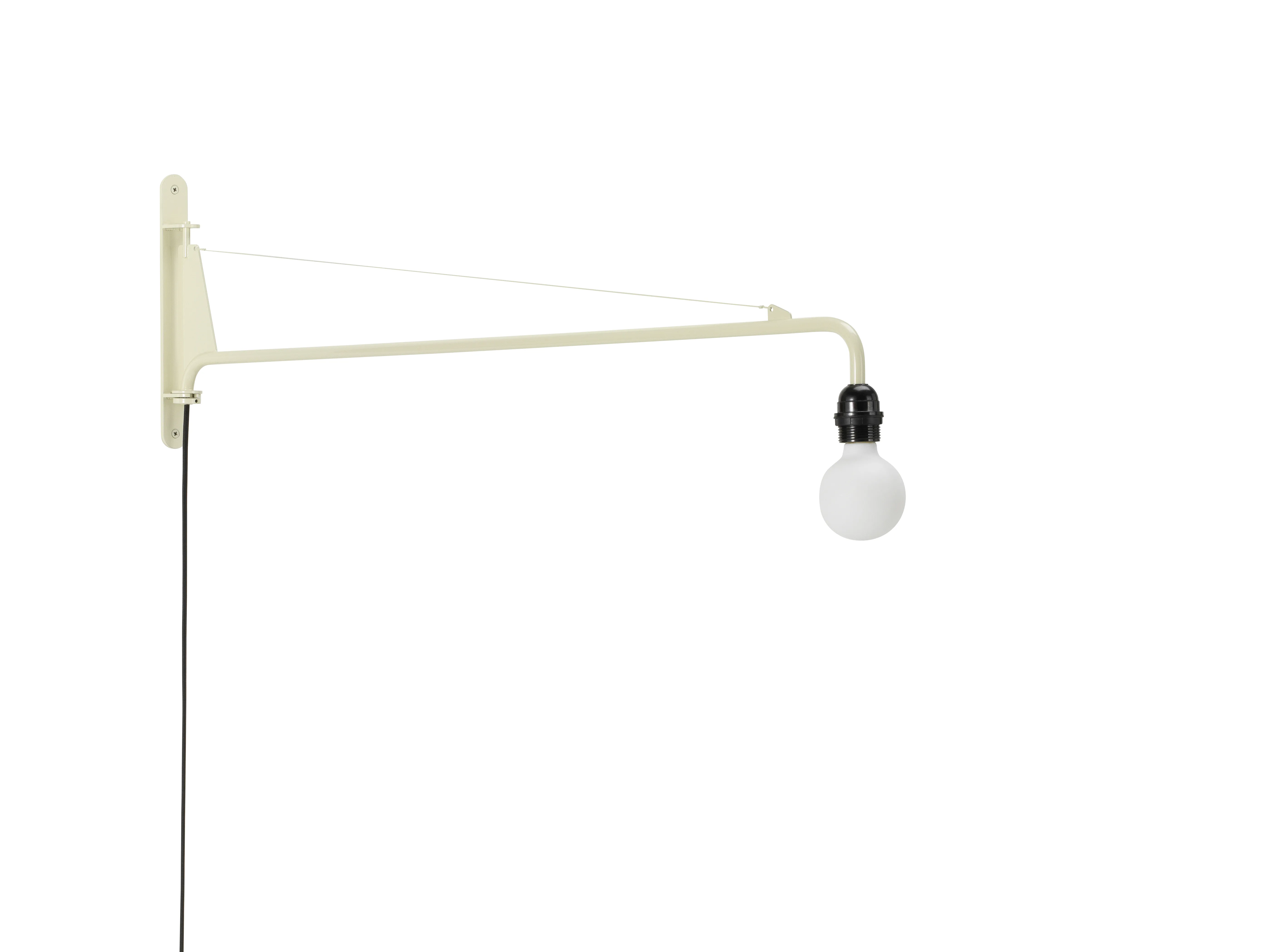 Illustration numéro 2 du produit Vitra Petite Potence  - Prouvé Blanc Colombe (écru)